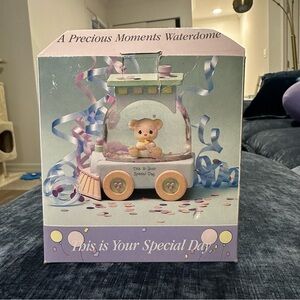 Precious Moments Collection This is Your Special Day Waterdome Birthday Train